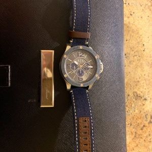 Denim Armani Exchange Watch!!